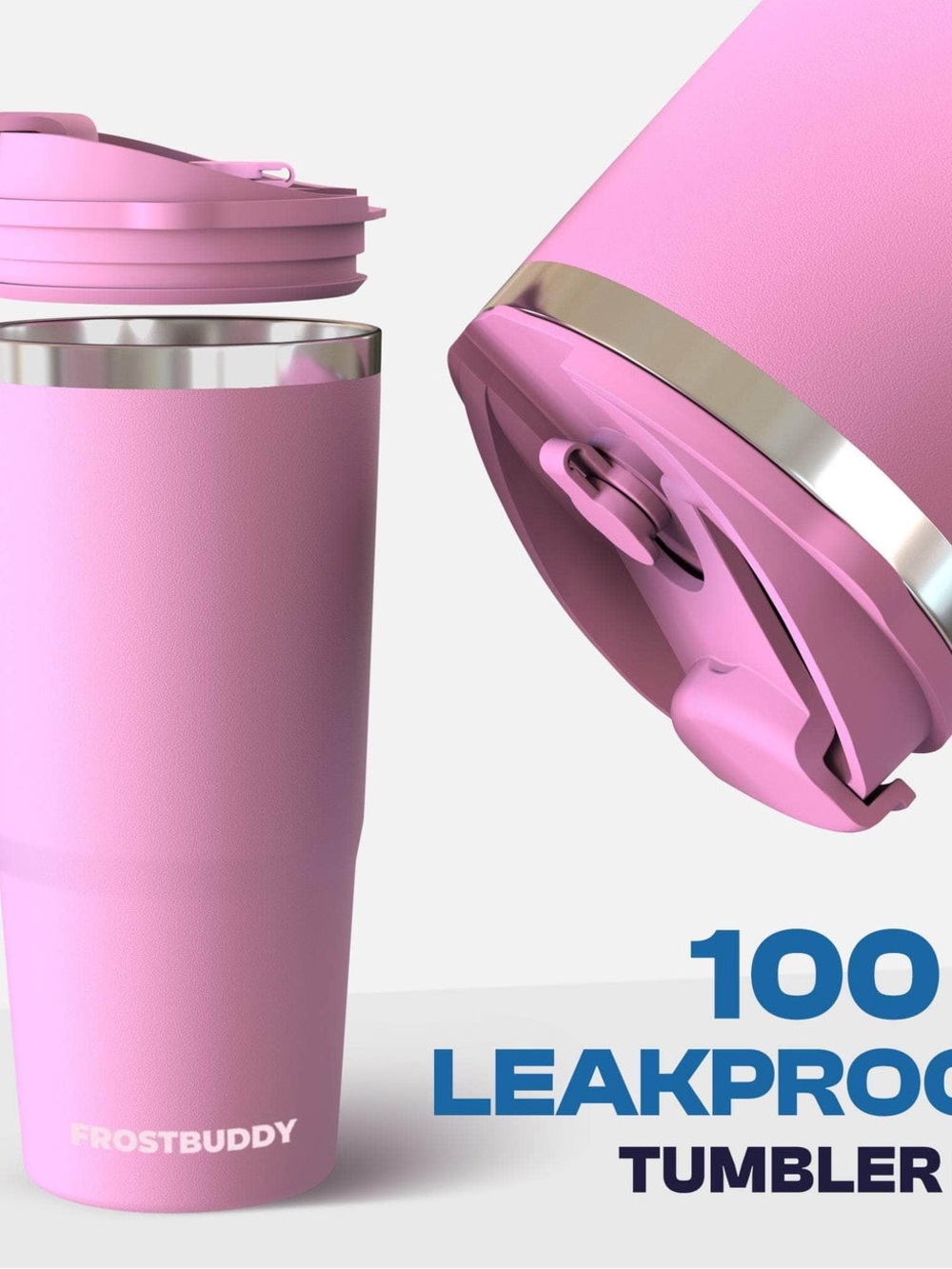 NIB FrostBuddy To-Go Buddy Travel Tumbler - Neon Pink - Picture 6 of 6